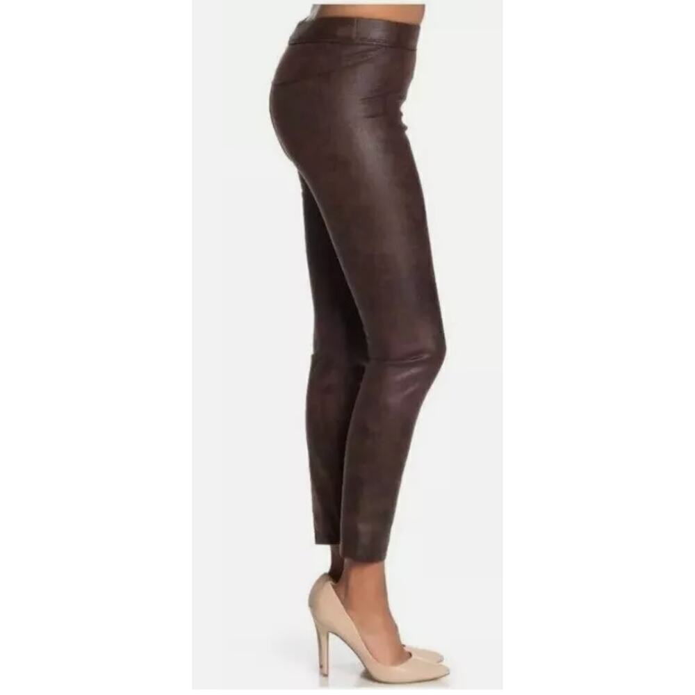 NWT Max Studio faux leather brown leggings - XL